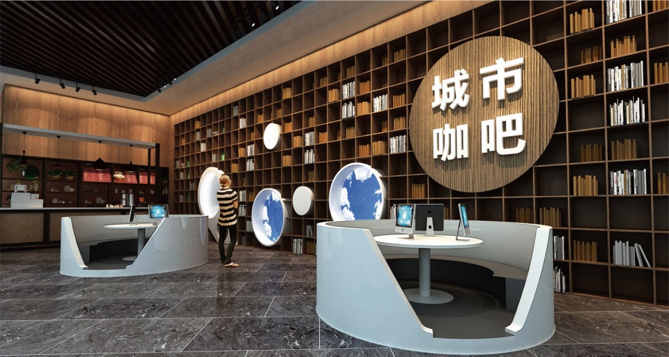 hongshan ehibition center by hzyly
