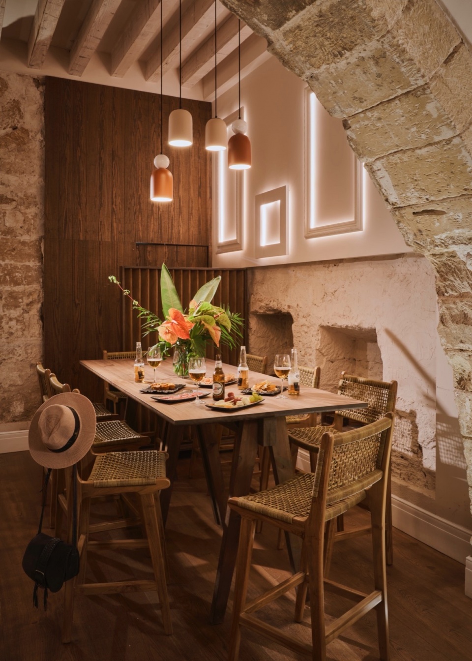 Interiors For Posada Terra Santa by Rockwell Group