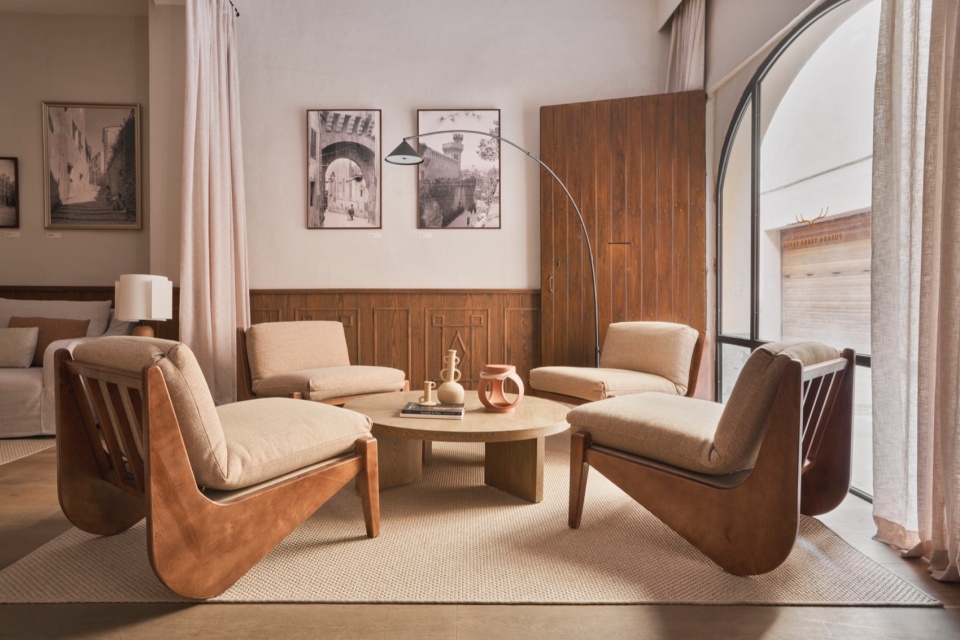 Interiors For Posada Terra Santa by Rockwell Group