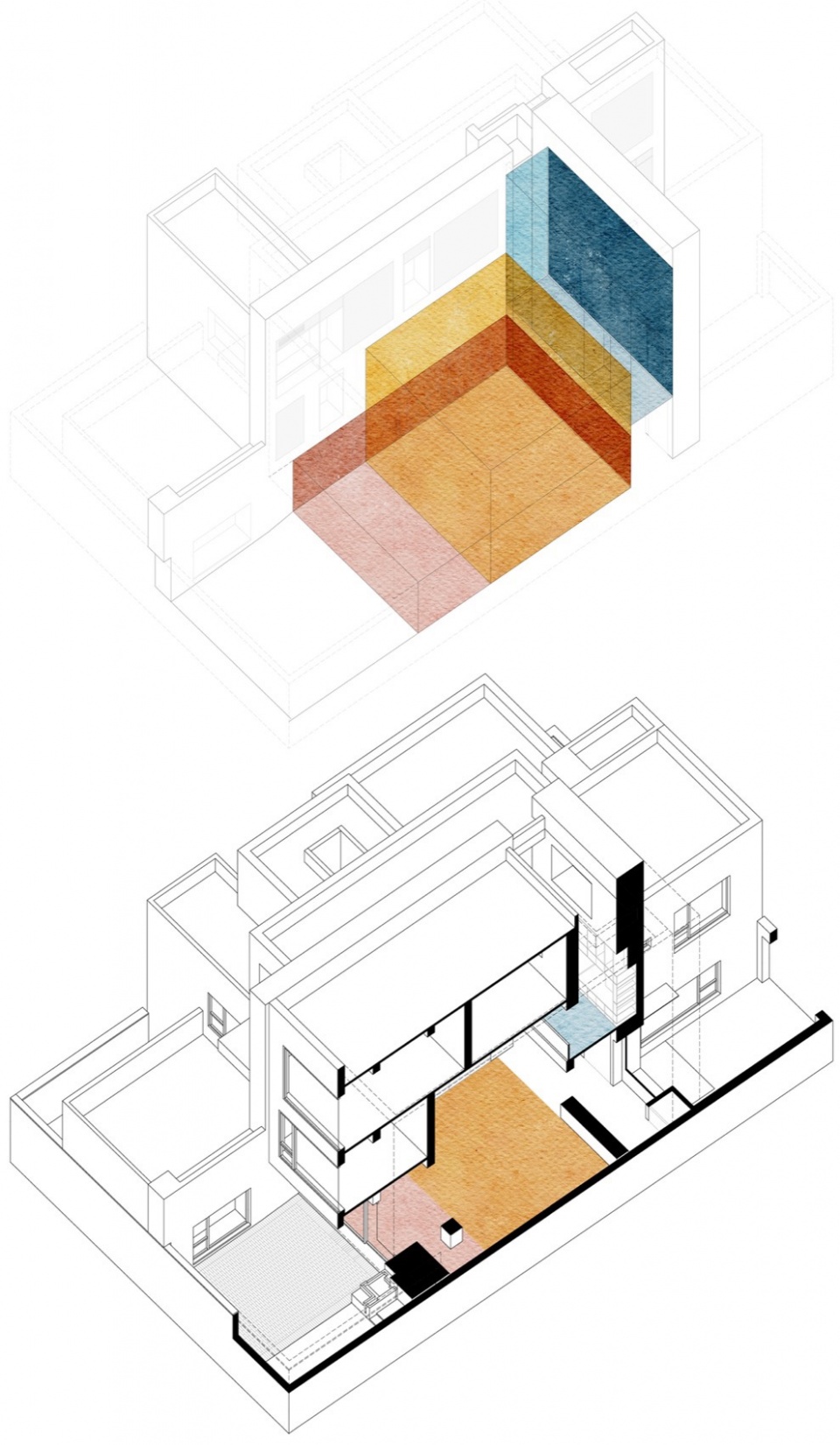 House between the walls