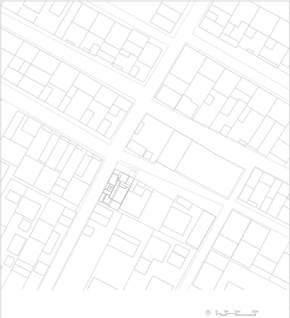 House between the walls