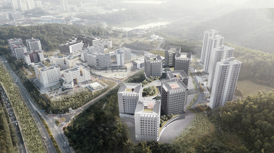 chinese university of hong kongshenzhen phase ii schematic design by node urbanus tao archi union