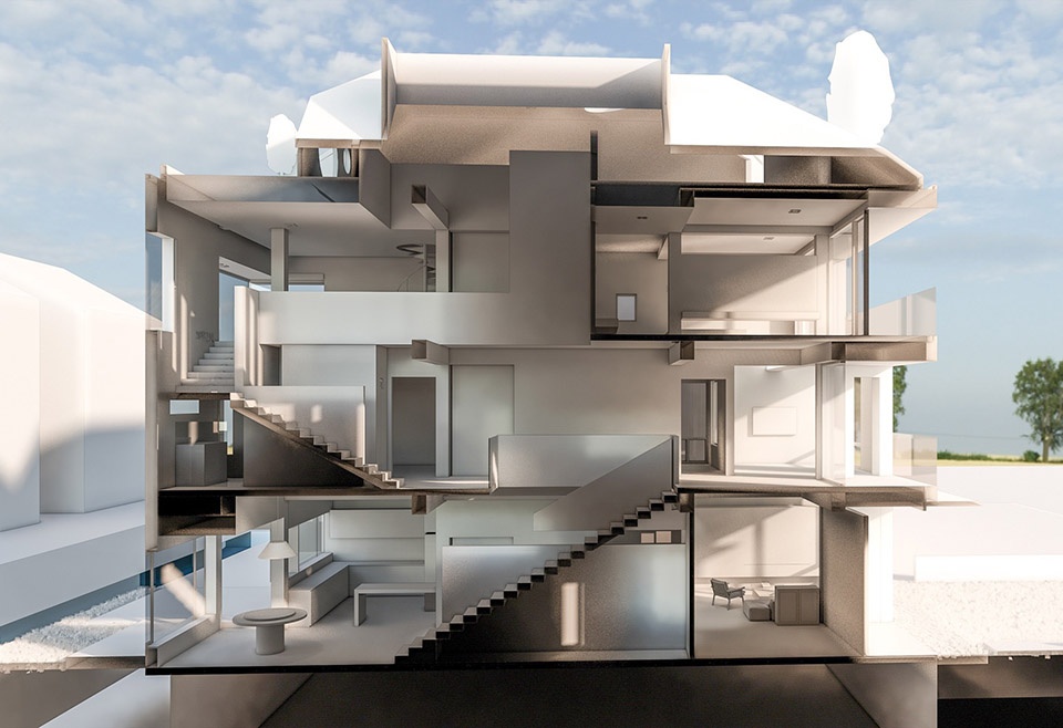 Mini south villa Shanghai by Displacement architectural design