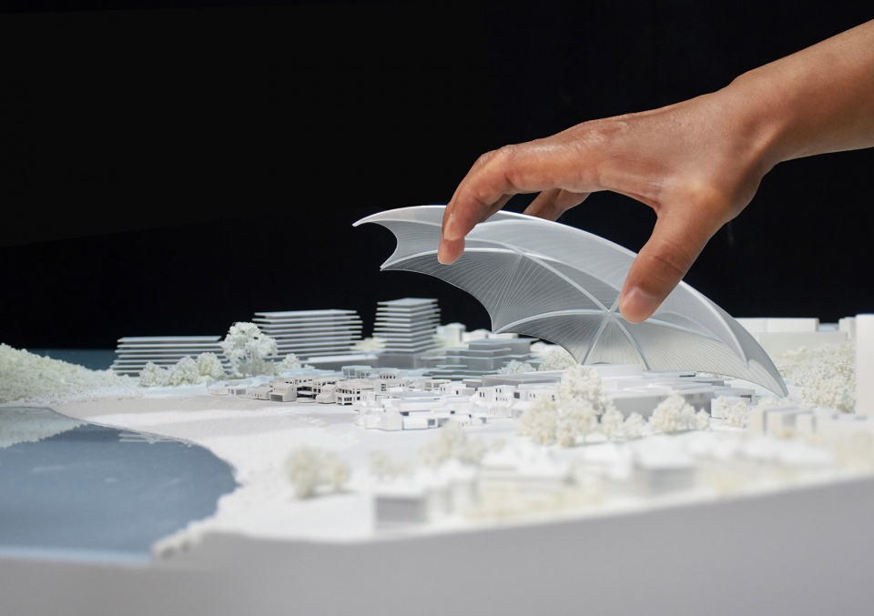 珠海艺术中心 MAD Zhuhai Cultural Arts Center model
