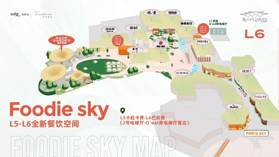 . Foodie Sky Map©华润置地