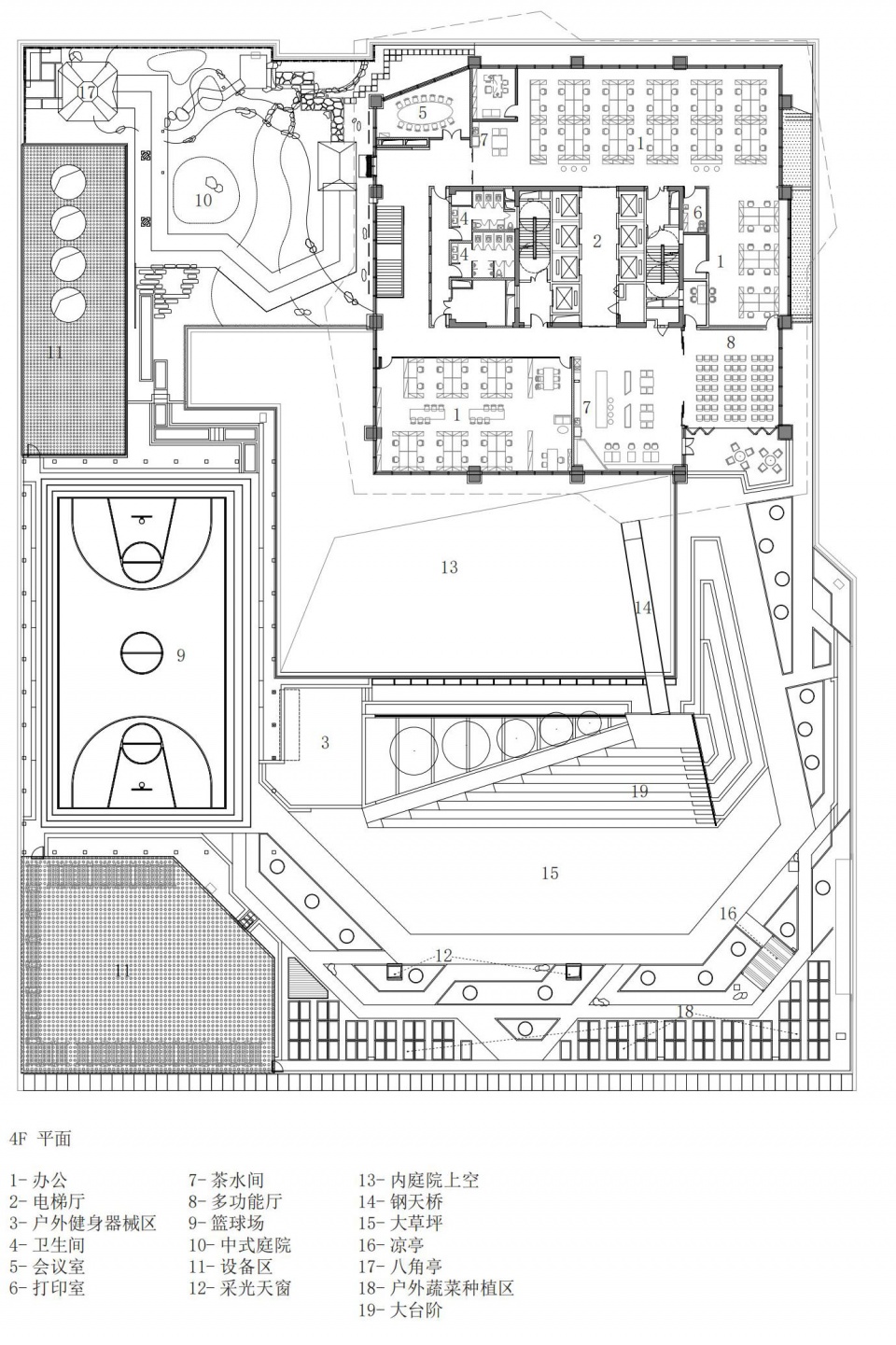 四层平面图©合一工作室 4F plan 拷贝