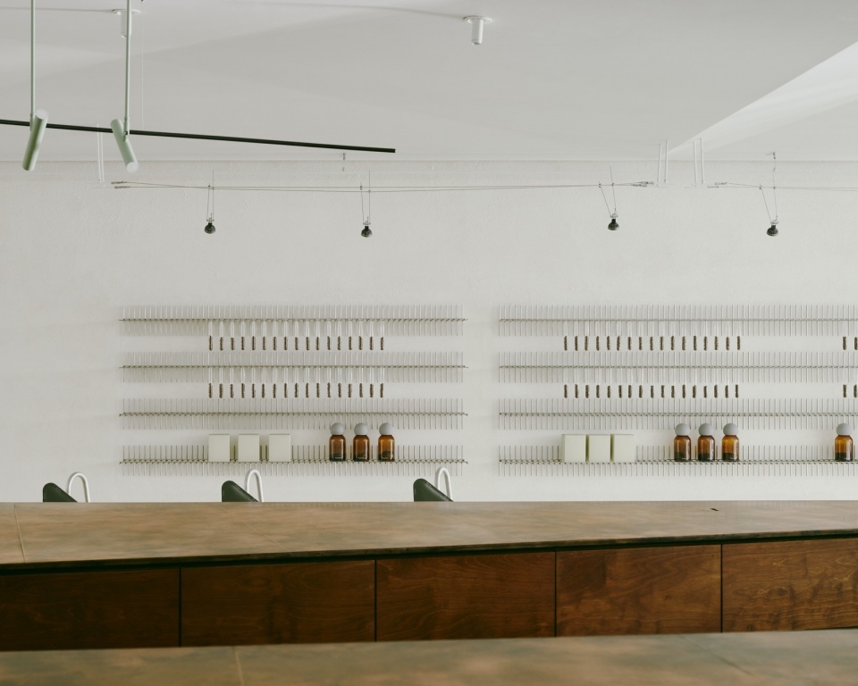 .coffee bean display area beanroom