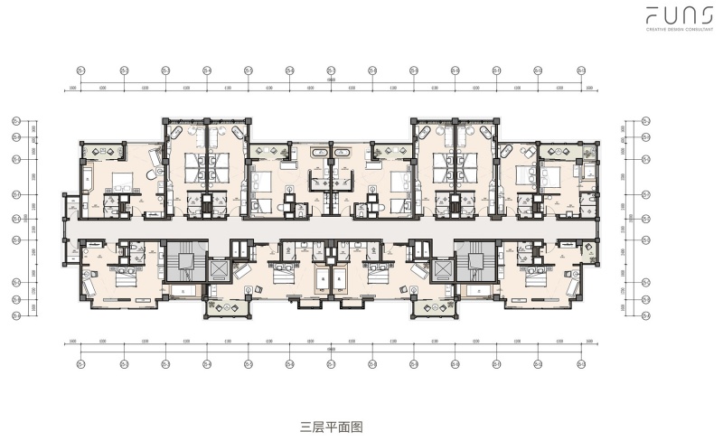三层平面图