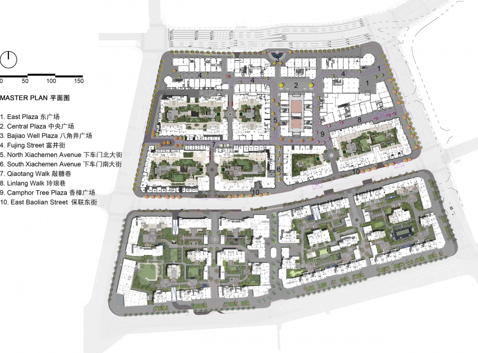 义乌天地 01 Master Plan 总平面图 ©FLO 拷贝