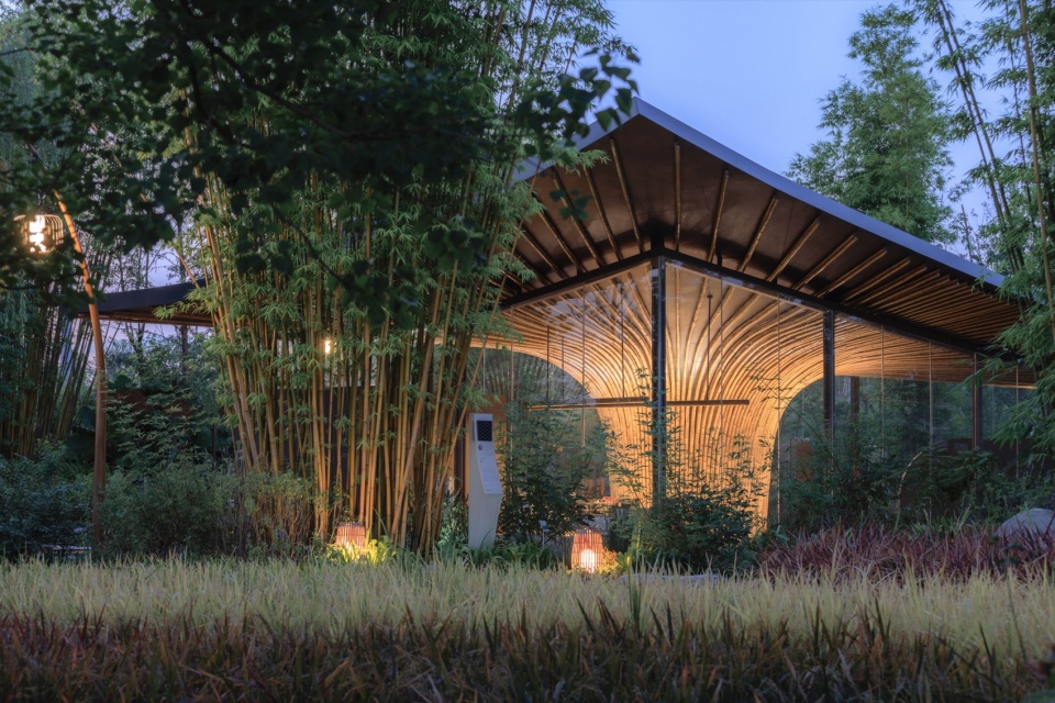 兴城展园 08 稻田竹林望向竹荷 ©存在建筑
