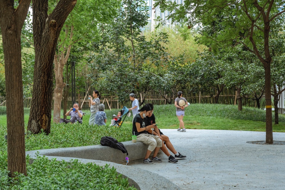 同心广场融入市民生活,the centripetal square integrates into the daily lives of citizens ©金伟琦01