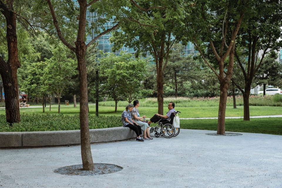同心广场融入市民生活,the centripetal square integrates into the daily lives of citizens ©金伟琦02