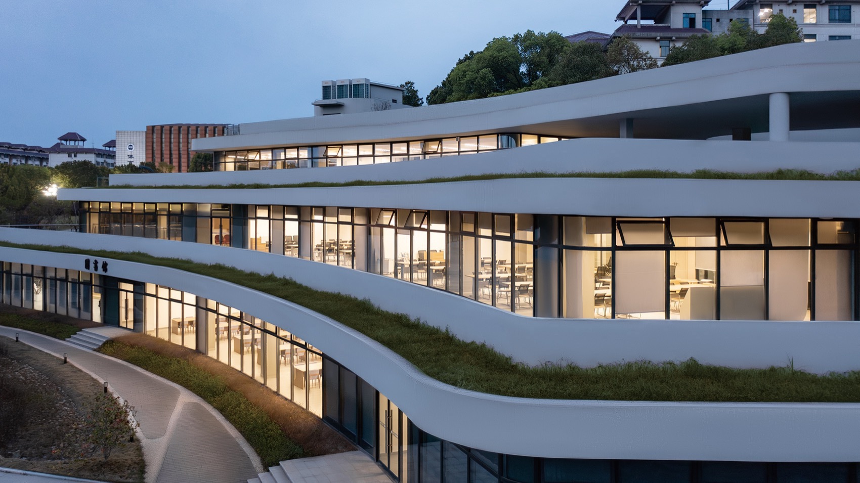 Changsa Library 长沙市南雅中学图书馆 / 中机国际罗劲工作室 - 谷德设计网