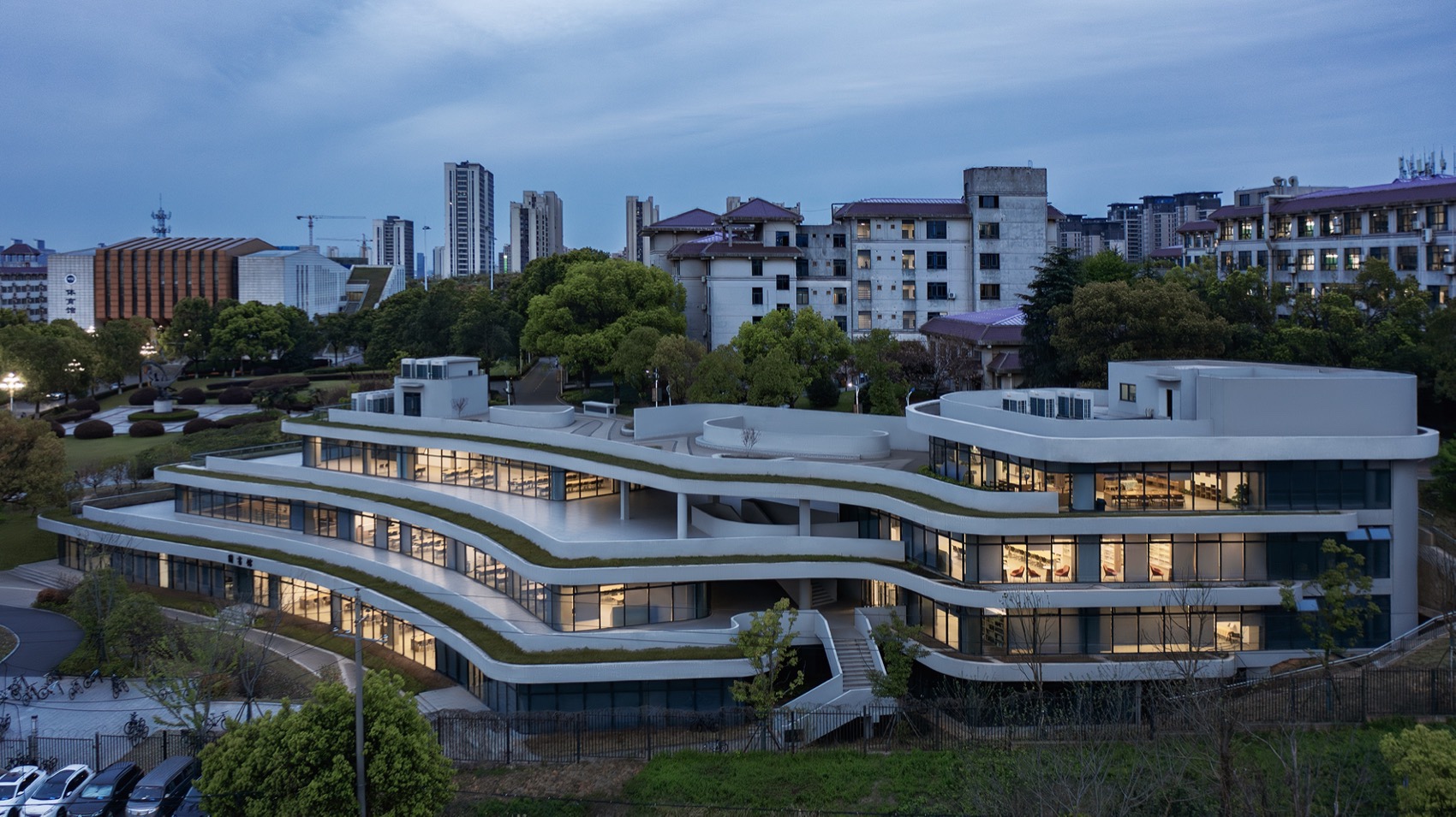 Changsa Library 长沙市南雅中学图书馆 / 中机国际罗劲工作室 - 谷德设计网