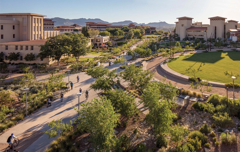The University of Texas at El Paso Transformation by Ten Eyck Landscape Architects Inc