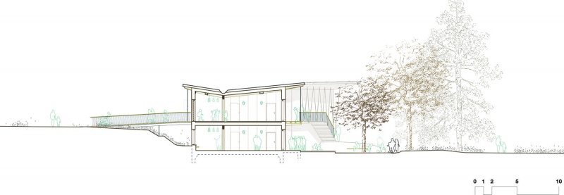 bois genoud second pavilion by local architecture