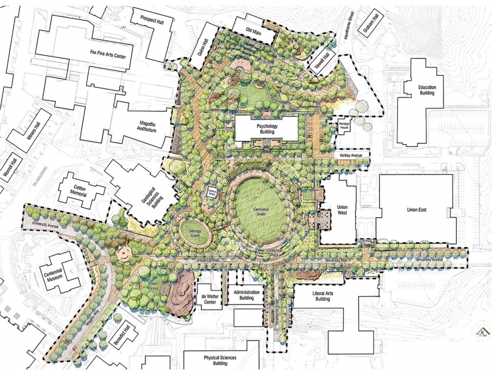 The University of Texas at El Paso Transformation by Ten Eyck Landscape Architects Inc