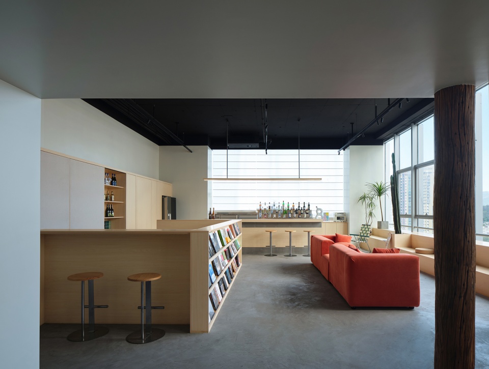 sunset signal office space by point depth design