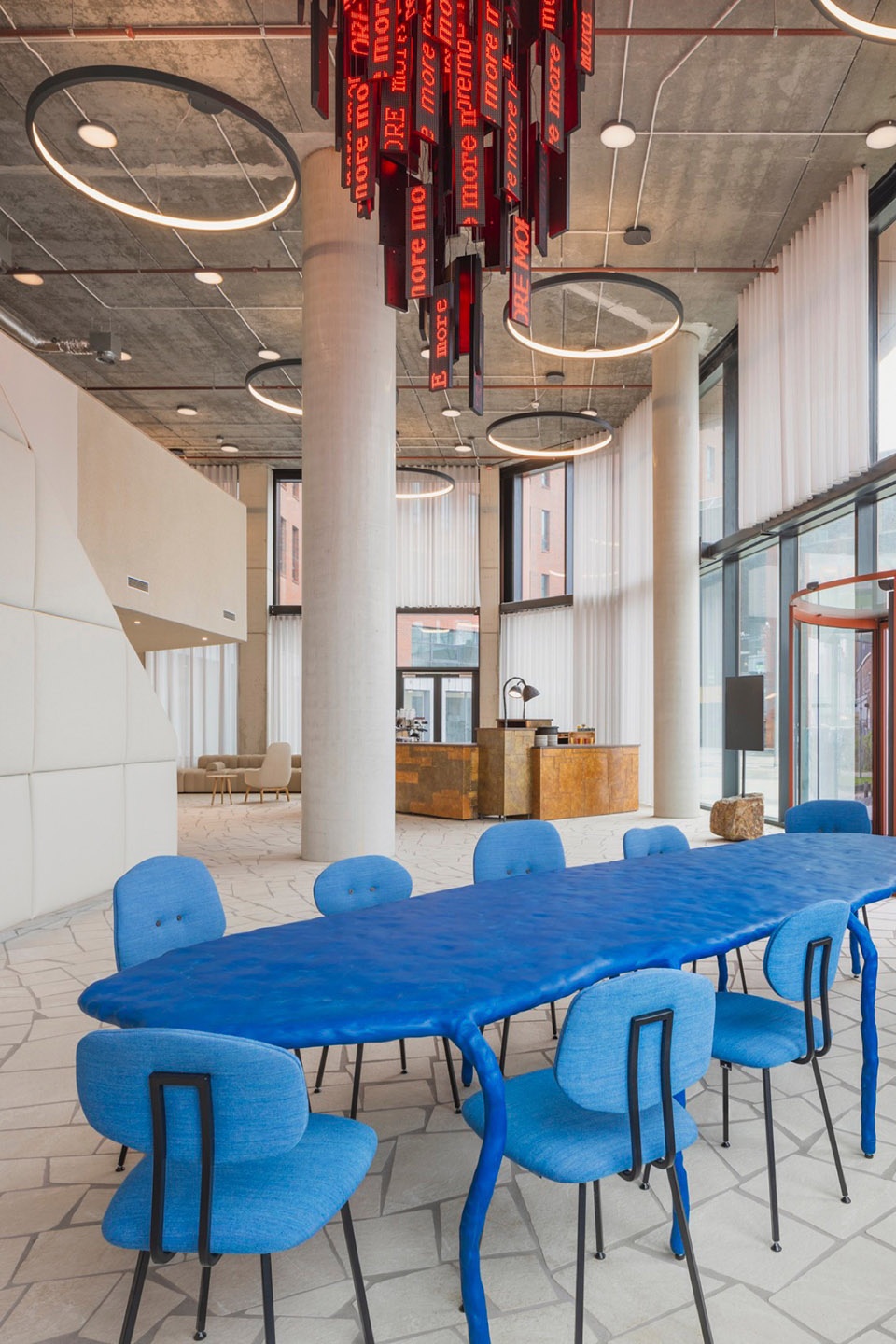 Orato Offices Lobby by The Invisible Party Maarten Baas