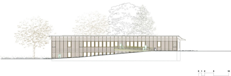 bois genoud second pavilion by local architecture