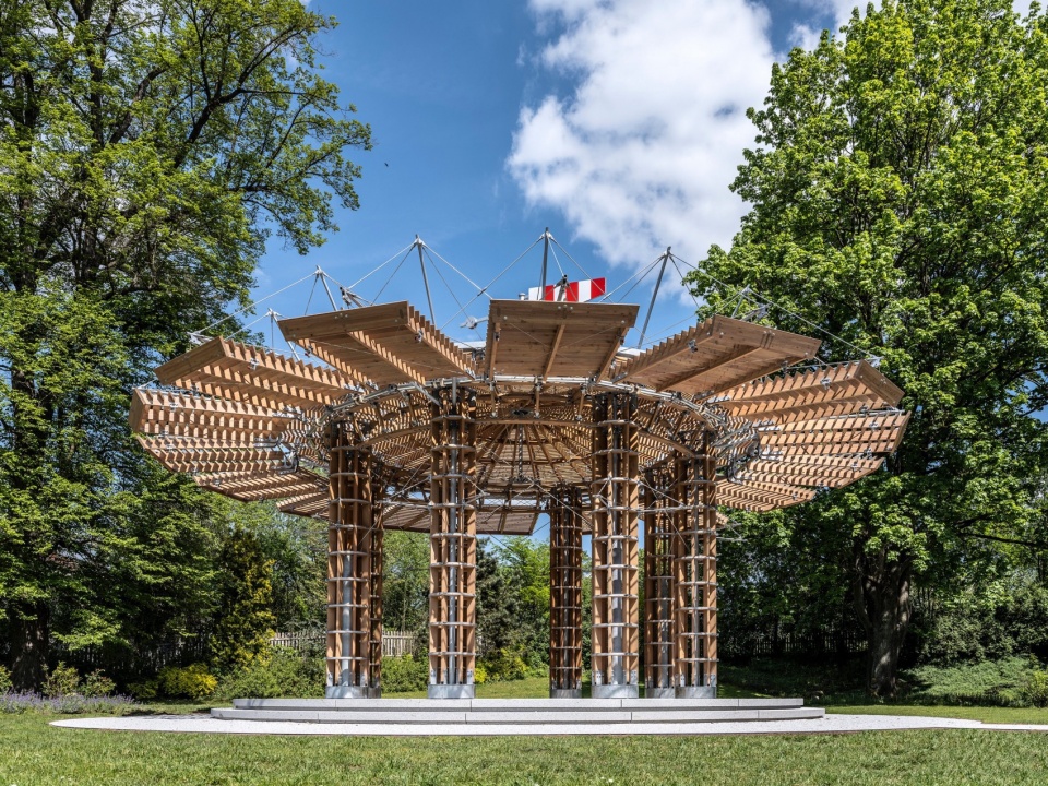 Kinetic Pavilion at the Radíc Chateau Martin Rajnis
