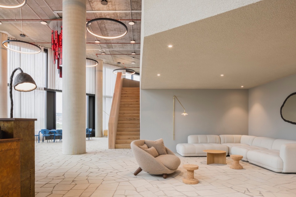 Orato Offices Lobby by The Invisible Party Maarten Baas