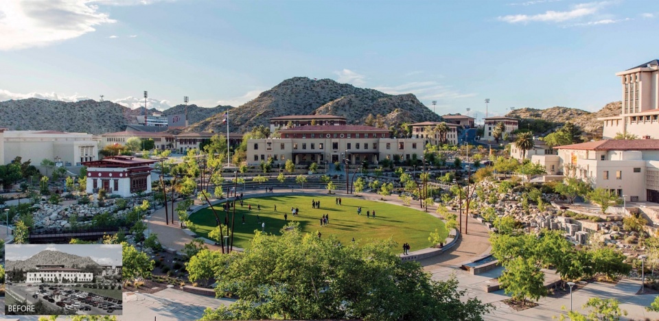 The University of Texas at El Paso Transformation by Ten Eyck Landscape Architects Inc