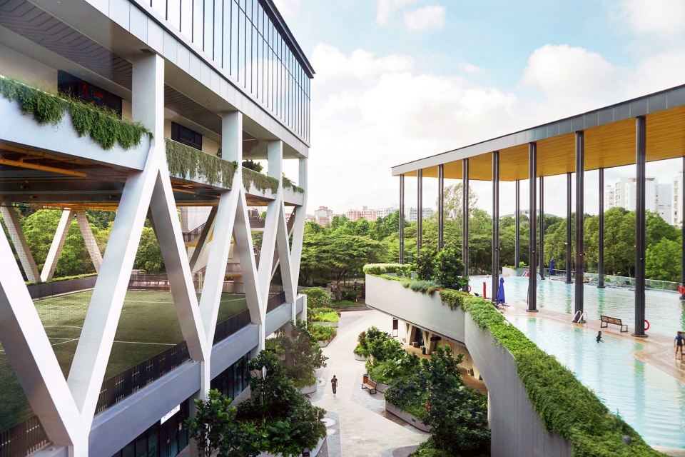 safra cck clubhouse wins sustainable sports recreation building by dp architects