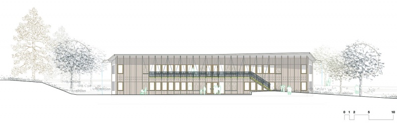 bois genoud second pavilion by local architecture