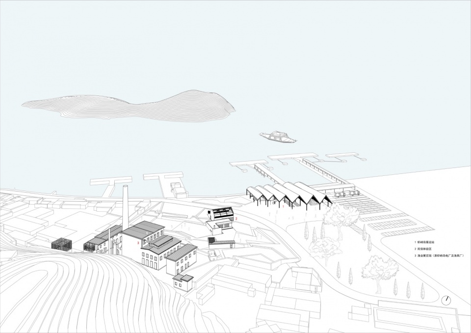 Xiazhi Ferry Terminal as a Transition Among Mountains and Seas