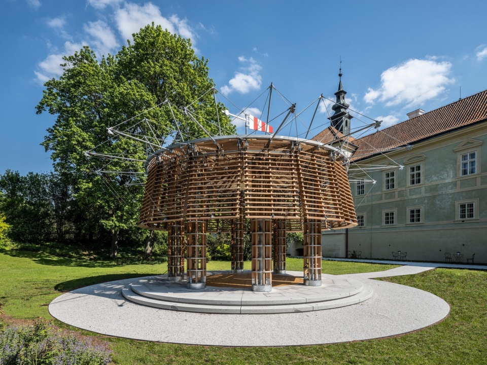 Kinetic Pavilion at the Radíc Chateau Martin Rajnis