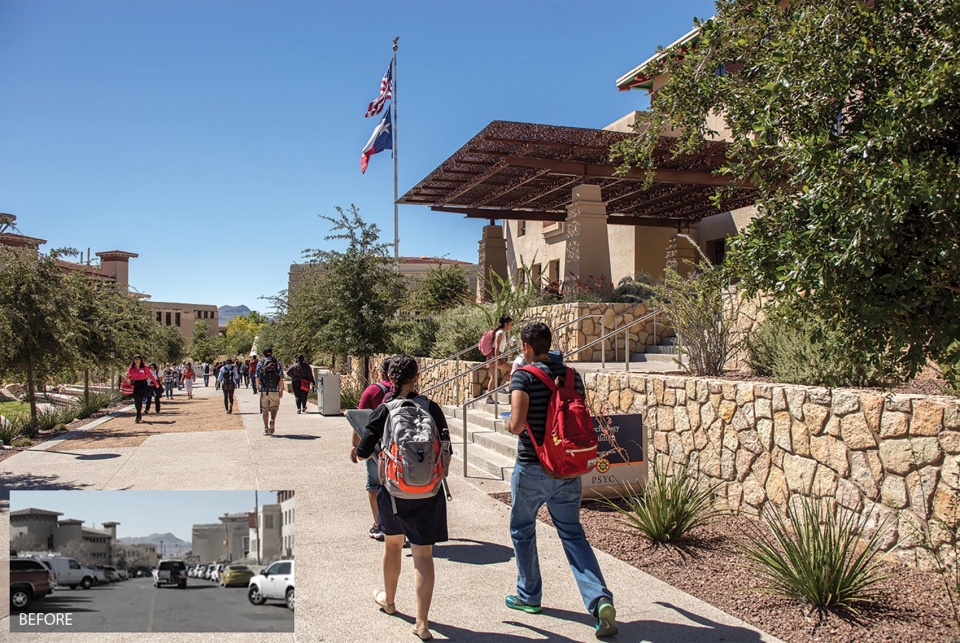 The University of Texas at El Paso Transformation by Ten Eyck Landscape Architects Inc
