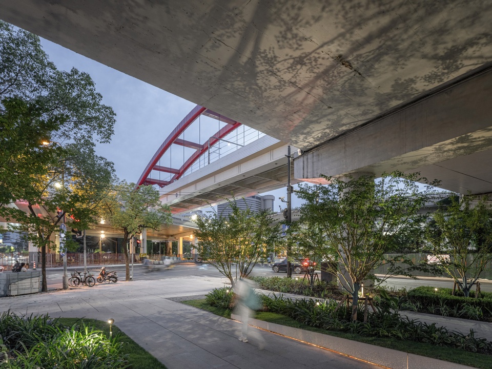 caoxi road pocket park shanghai by viascape design