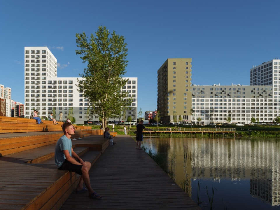 Revitalisation of Tikhoye lake by Novascape Brusnika Design