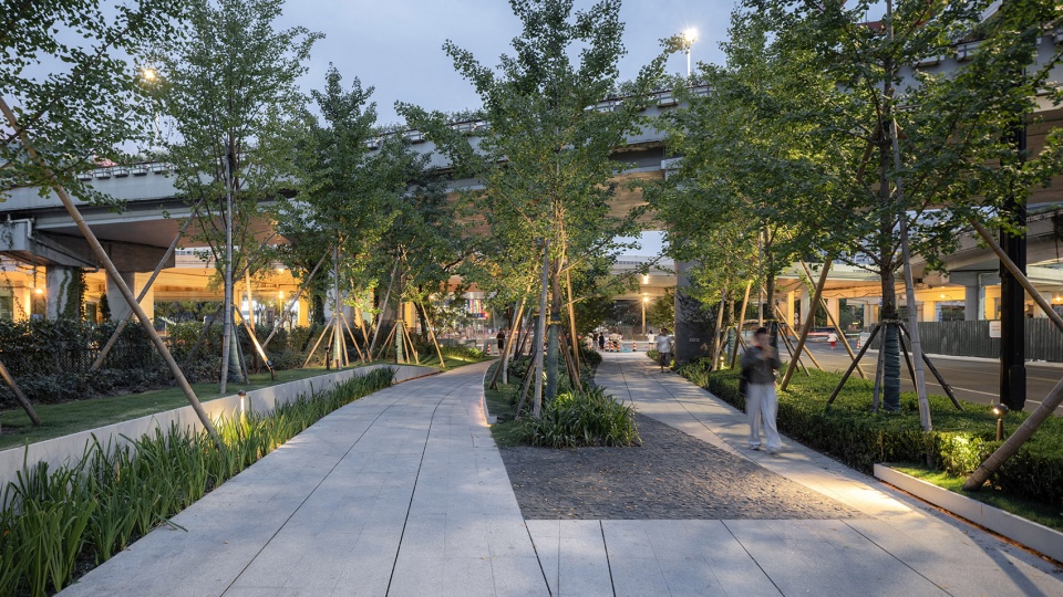 caoxi road pocket park shanghai by viascape design