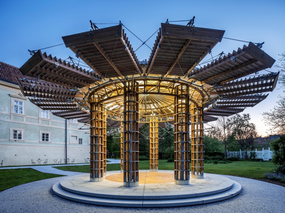 Kinetic Pavilion at the Radíc Chateau Martin Rajnis