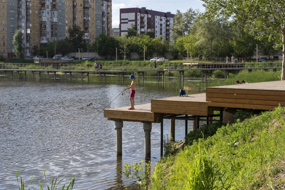 Revitalisation of Tikhoye lake by Novascape Brusnika Design