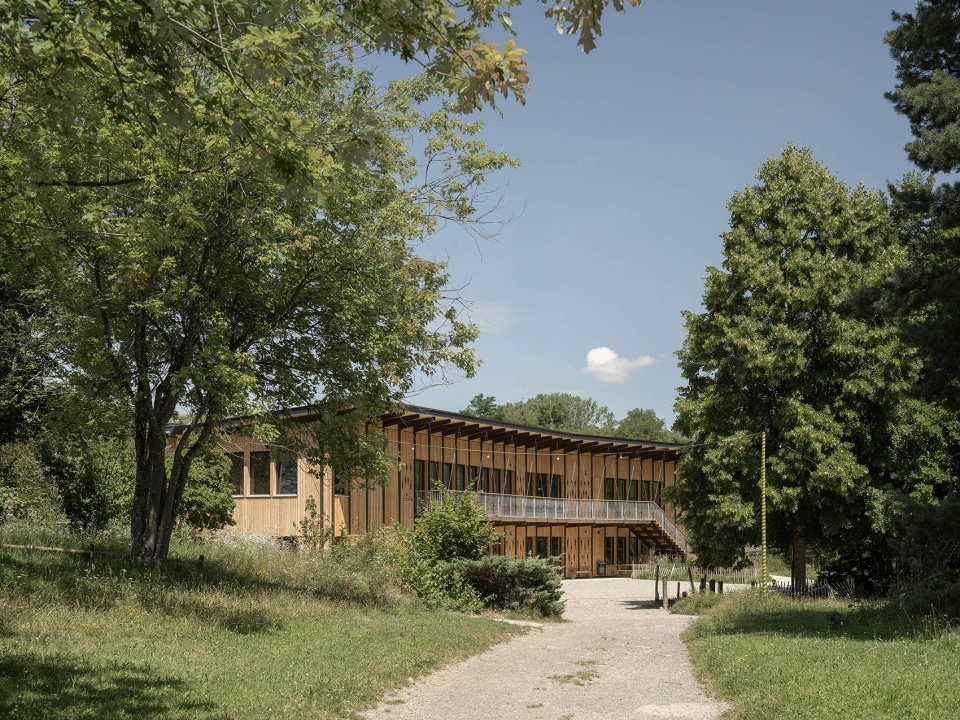 bois genoud second pavilion by local architecture
