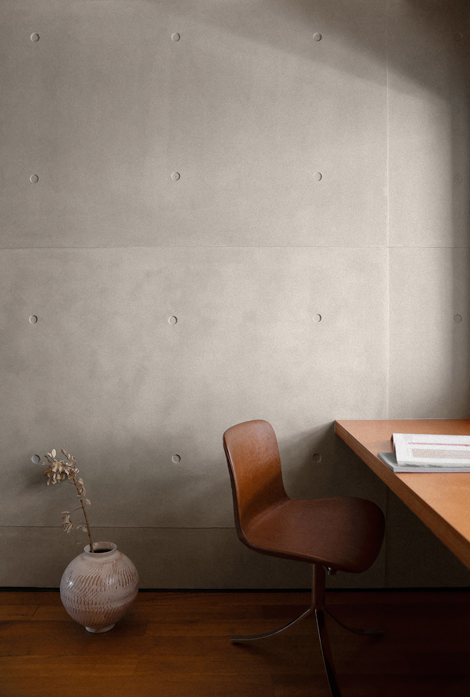 concrete home by y an design studio