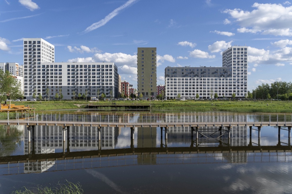 Revitalisation of Tikhoye lake by Novascape Brusnika Design