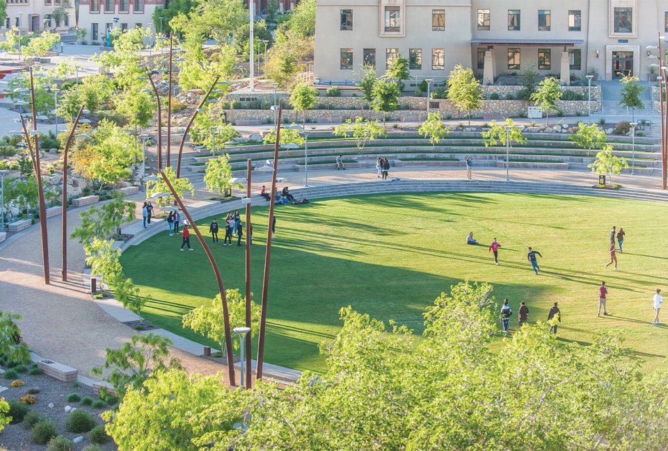 The University of Texas at El Paso Transformation by Ten Eyck Landscape Architects Inc