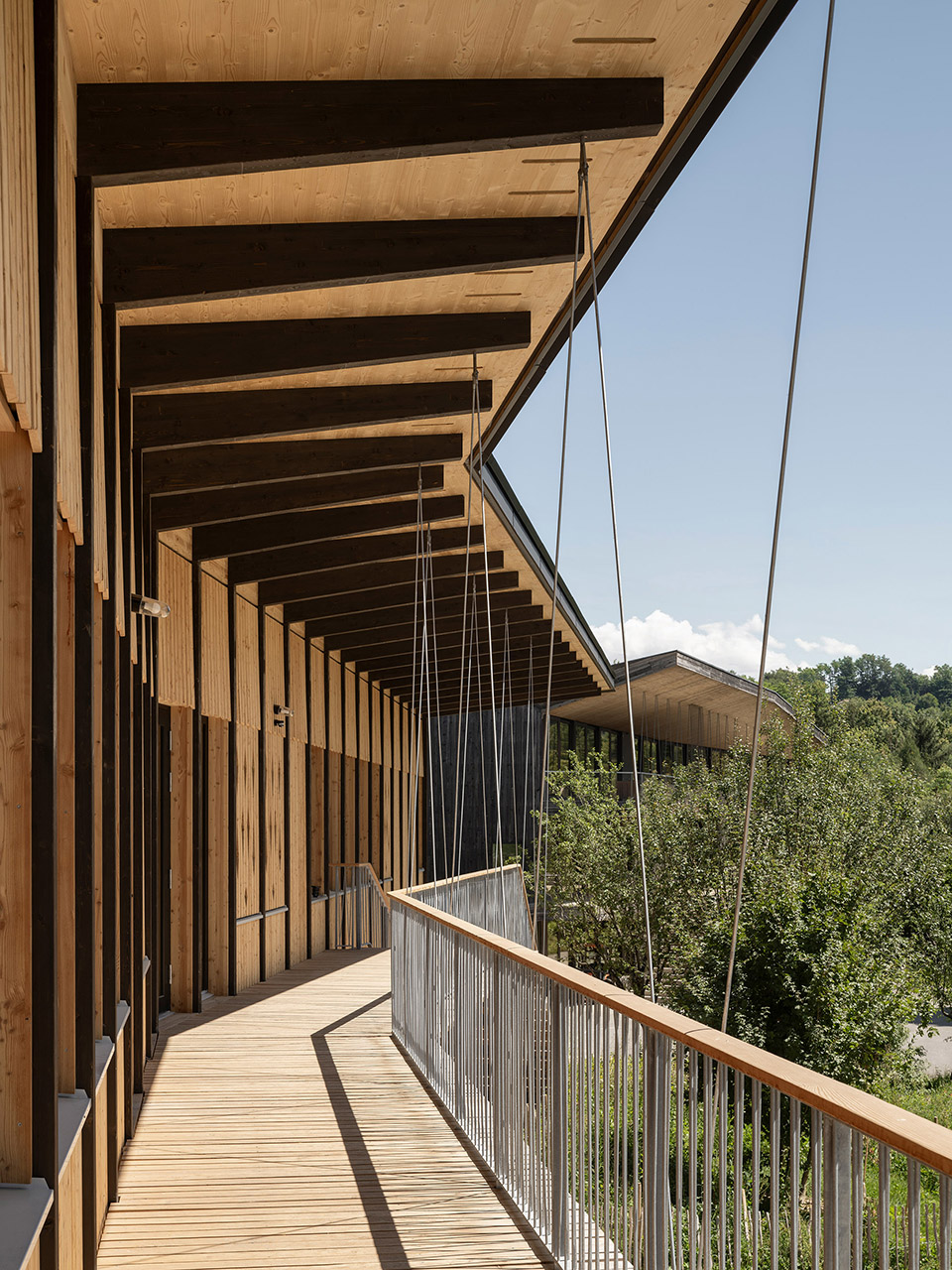 bois genoud second pavilion by local architecture
