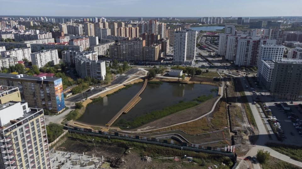 Revitalisation of Tikhoye lake by Novascape Brusnika Design