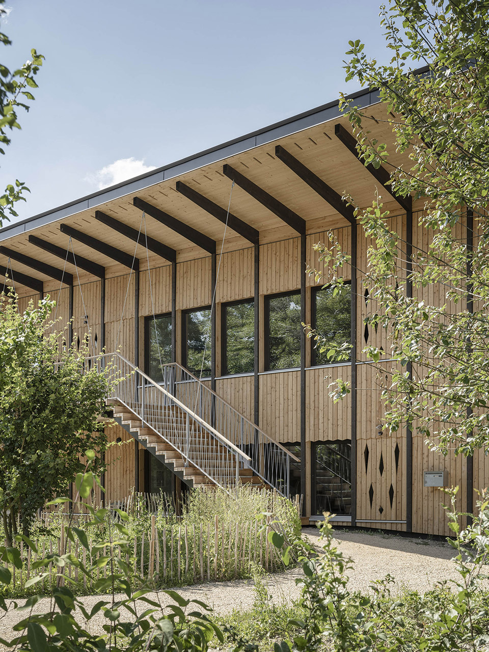 bois genoud second pavilion by local architecture