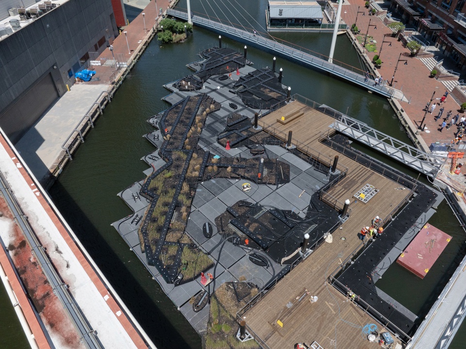national aquarium harbor wetland by ayers saint gross