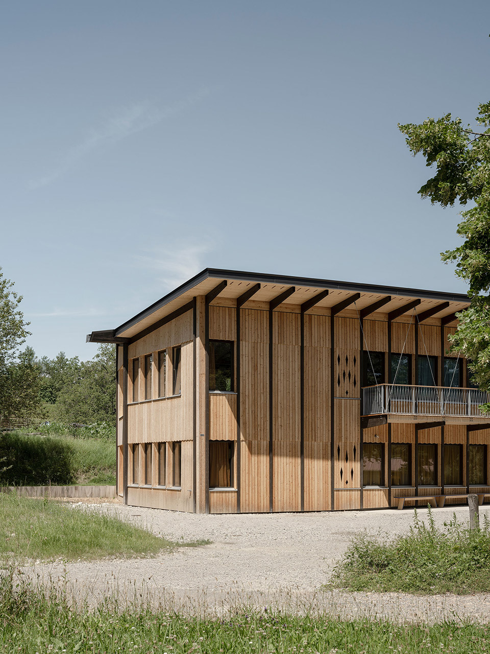 bois genoud second pavilion by local architecture