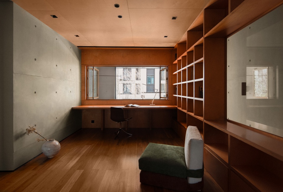 concrete home by y an design studio