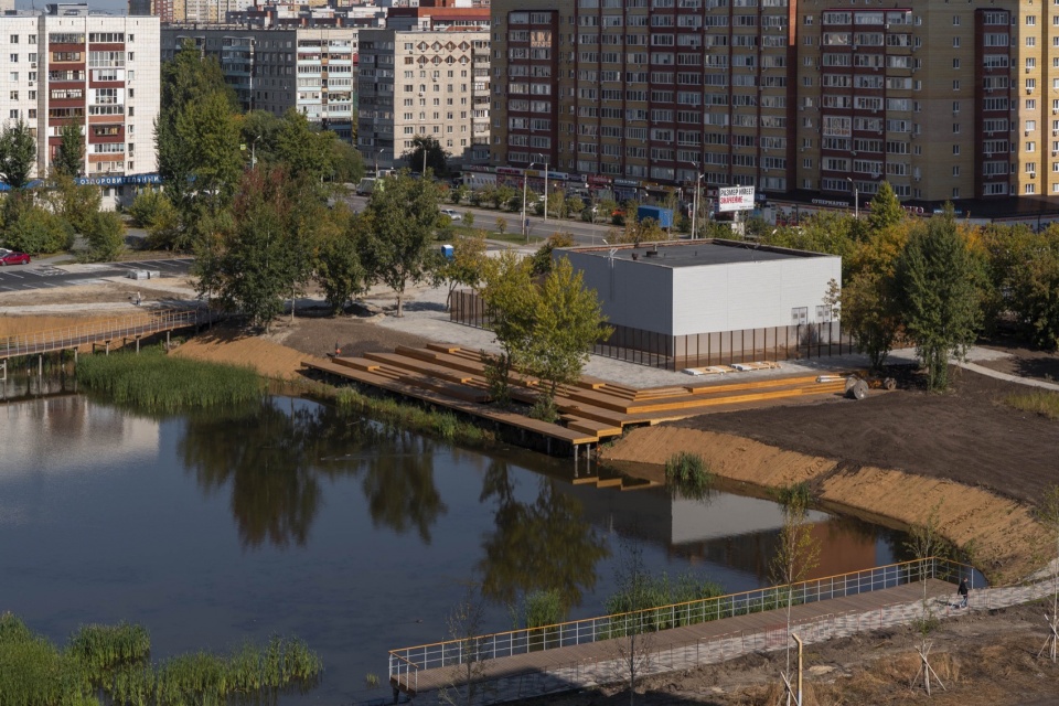 Revitalisation of Tikhoye lake by Novascape Brusnika Design