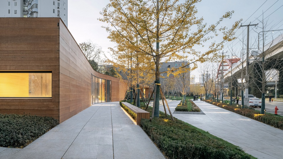 caoxi road pocket park shanghai by viascape design
