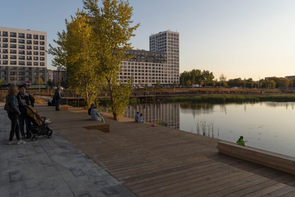 Revitalisation of Tikhoye lake by Novascape Brusnika Design